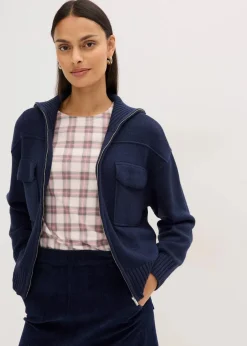 Oversize-Strickjacke