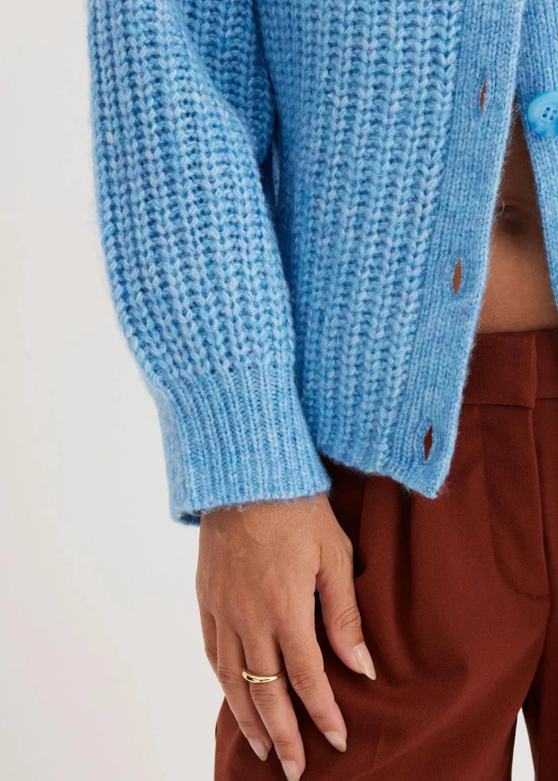 Oversize-Strickjacke