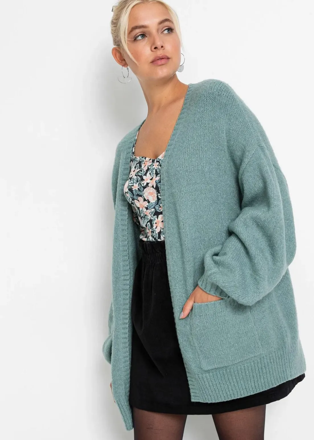 Oversize-Strickjacke