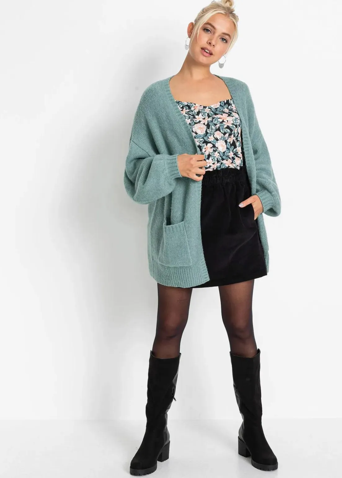 Oversize-Strickjacke