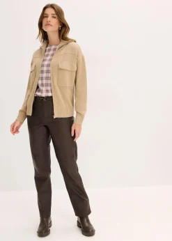 Oversize-Strickjacke