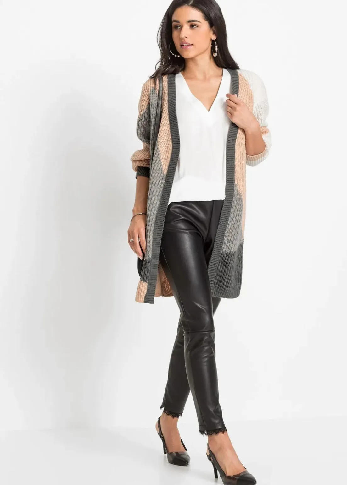 Oversize-Strickjacke