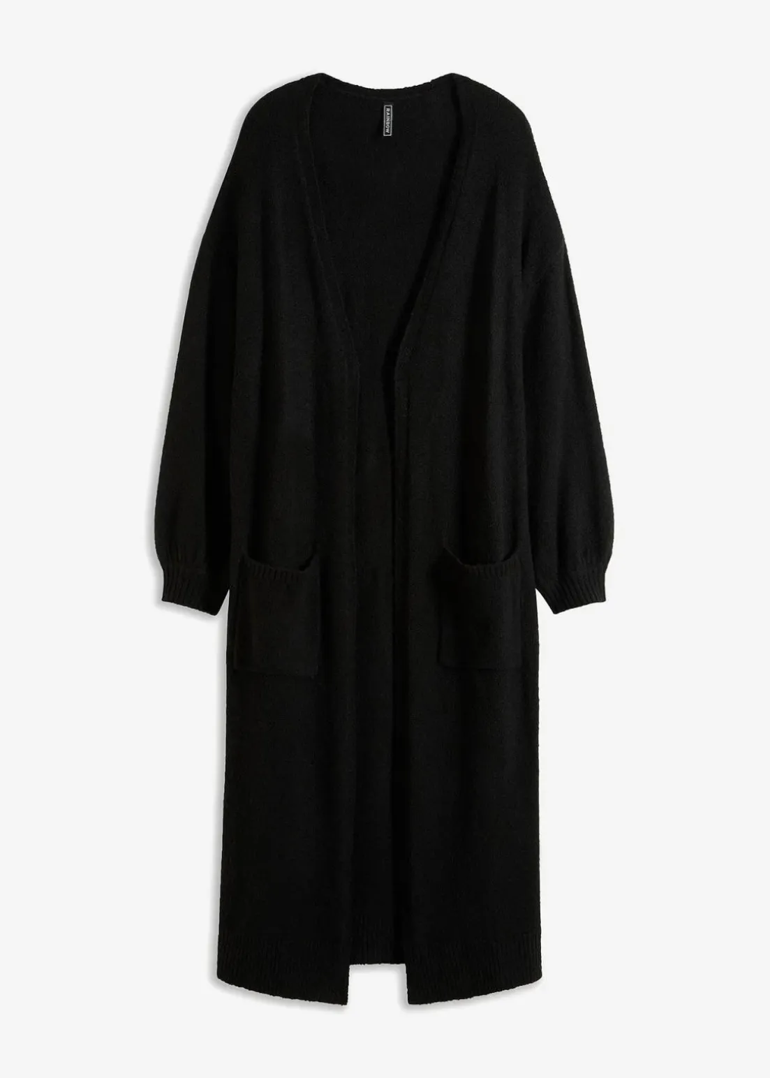 Oversize-Strickjacke in Midilänge