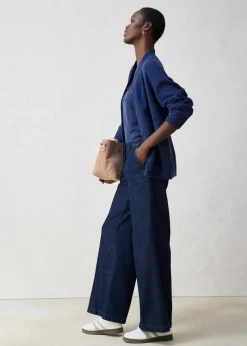 Oversize-Strickjacke mit Merinowolle