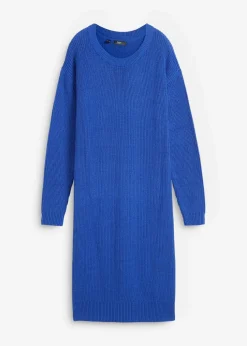 Oversize-Strickkleid aus Rippstrick