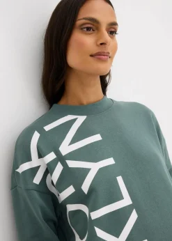 Oversize-Sweatkleid aus weichem Baumwoll-Mix