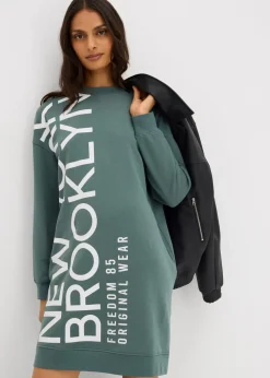 Oversize-Sweatkleid aus weichem Baumwoll-Mix