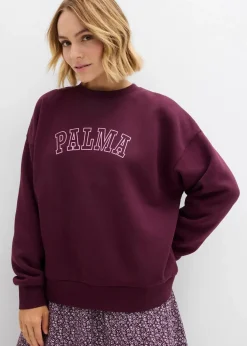 Oversize-Sweatshirt aus Baumwoll-Mix