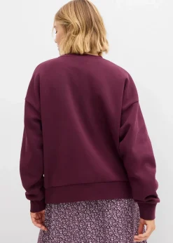 Oversize-Sweatshirt aus Baumwoll-Mix