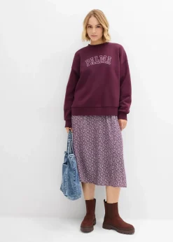 Oversize-Sweatshirt aus Baumwoll-Mix