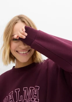 Oversize-Sweatshirt aus Baumwoll-Mix