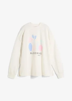 Oversize-Sweatshirt aus Baumwoll-Mix