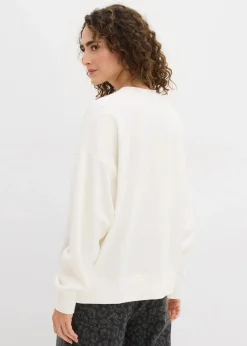 Oversize-Sweatshirt aus Baumwoll-Mix