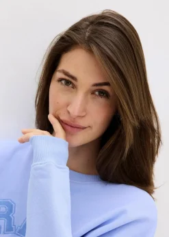 Oversize-Sweatshirt aus reiner Baumwolle