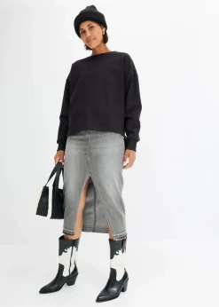 Oversize-Sweatshirt aus reiner Bio-Baumwolle