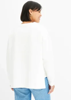 Oversize-Sweatshirt aus reiner Bio-Baumwolle