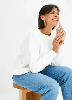 Oversize-Sweatshirt aus reiner Bio-Baumwolle