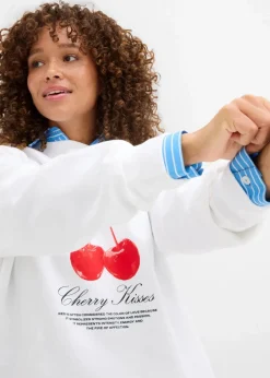 Oversize-Sweatshirt aus reiner Bio-Baumwolle