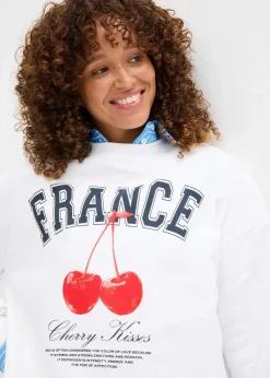 Oversize-Sweatshirt aus reiner Bio-Baumwolle