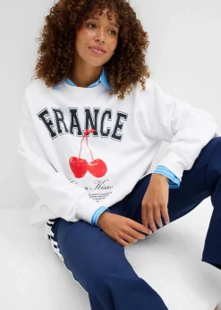 Oversize-Sweatshirt aus reiner Bio-Baumwolle