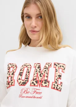 Oversize-Sweatshirt aus reiner Bio-Baumwolle