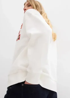 Oversize-Sweatshirt aus reiner Bio-Baumwolle
