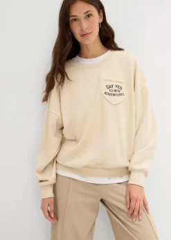Oversize-Sweatshirt aus weichem Baumwoll-Mix