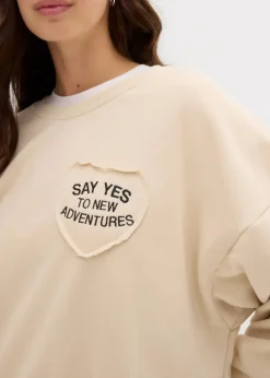 Oversize-Sweatshirt aus weichem Baumwoll-Mix