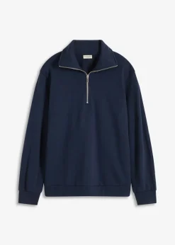 Oversize-Sweatshirt mit Reißverschluss