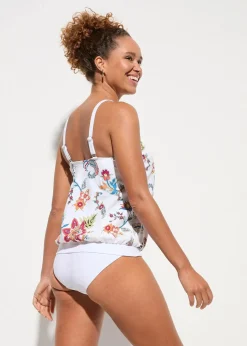 Oversize-Tankini (2-tlg.Set) mit verstellbaren Trägern