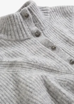 Oversize-Wollpullover mit Alpaka