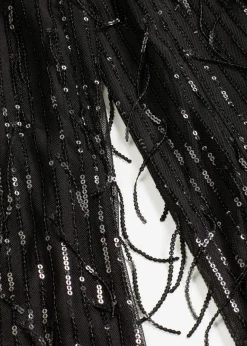 Paillettenhose mit Fransen