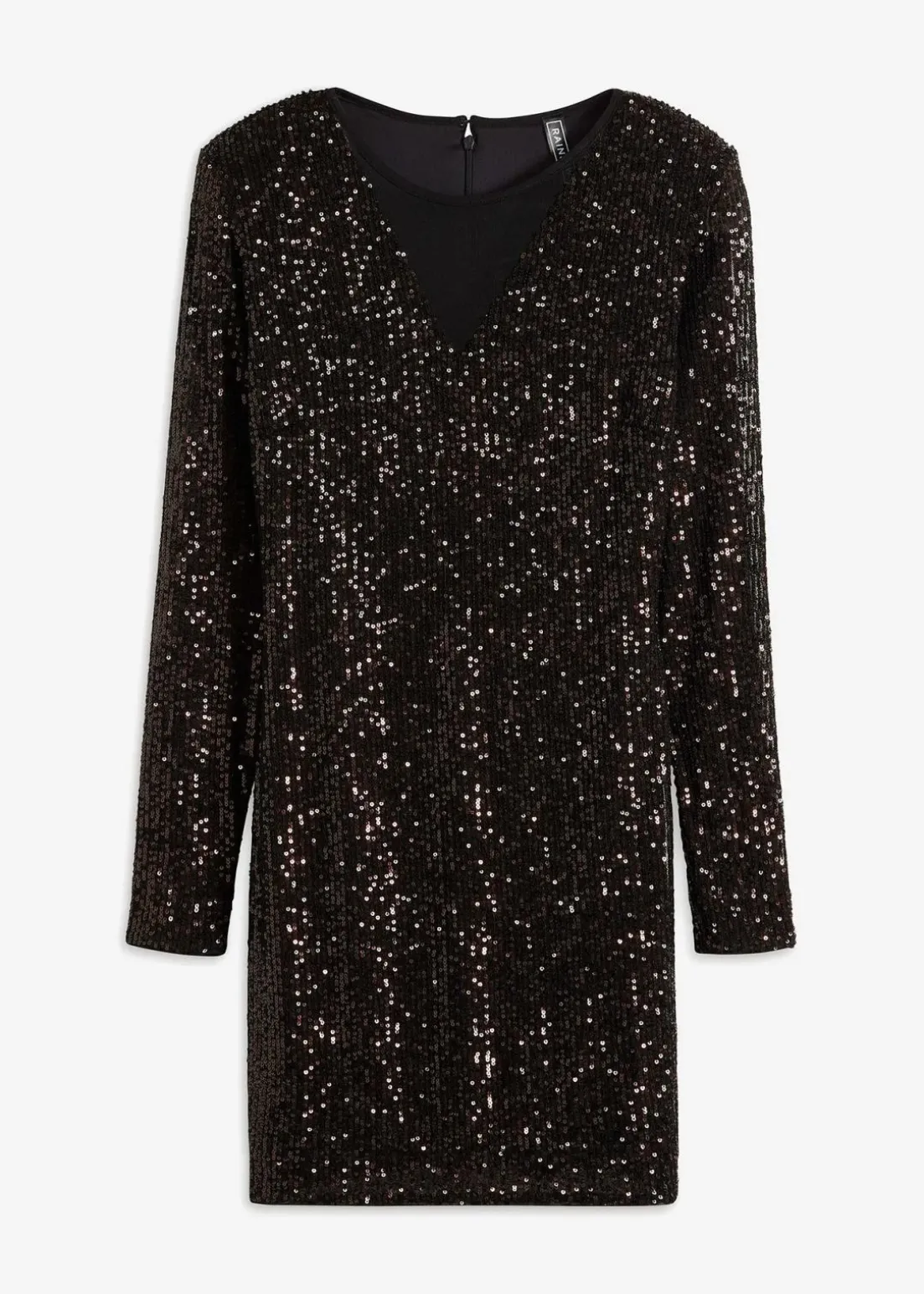 Paillettenkleid mit Schulterpolstern