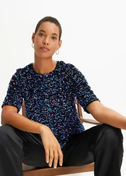 Pailletten-Shirt