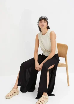 Palazzo-Hose aus feiner Viskose