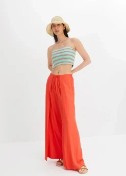 Palazzo-Hose aus feiner Viskose