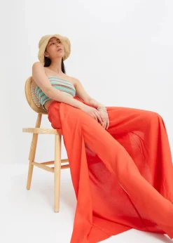 Palazzo-Hose aus feiner Viskose