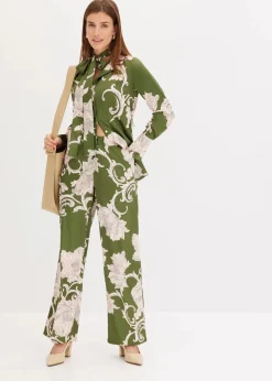 Palazzo-Hose aus fließendem Satin