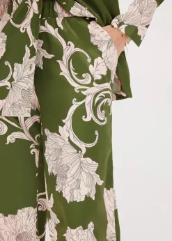 Palazzo-Hose aus fließendem Satin