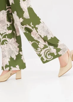 Palazzo-Hose aus fließendem Satin