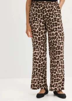 Palazzo-Hose aus fließendem Satin