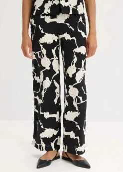 Palazzo-Hose aus fließendem Satin