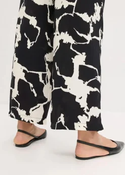 Palazzo-Hose aus fließendem Satin