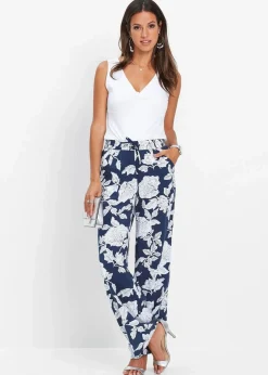 Palazzo-Hose aus fließender Viskose