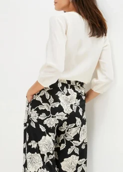 Palazzo-Hose aus fließender Viskose