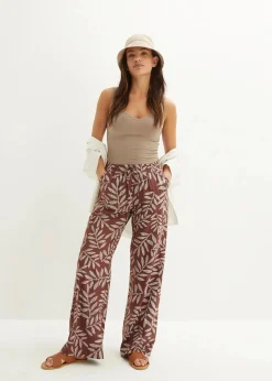 Palazzo-Hose aus fließender Viskose