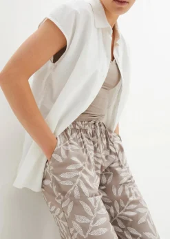 Palazzo-Hose aus fließender Viskose