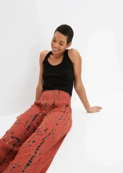 Palazzo-Hose aus fließender Viskose