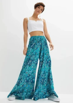 Palazzo-Hose aus fließender Viskose