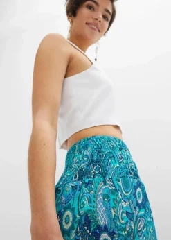 Palazzo-Hose aus fließender Viskose